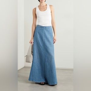 Nili Lotan NWT Maxi Denim Skirt